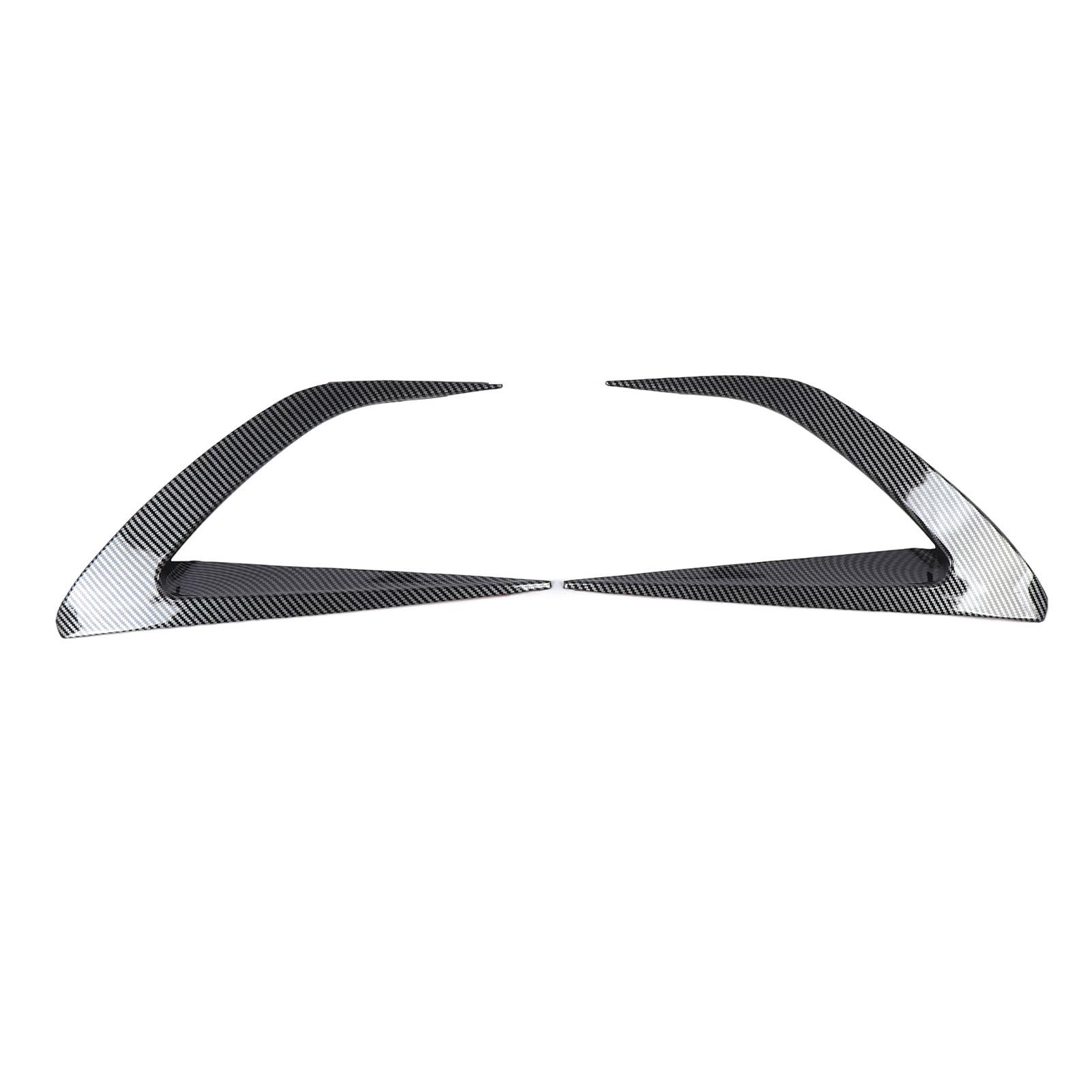 Air Vent Splitter Trim Stylish Look Auto Front Air Vent Splitter Improved Airflow Front Bumpe for MX-5 Miata ND 2016 and Later
