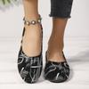 Women Flat Shoes Spring and Autumn Shallow Round Toe Loafers Comfortable Lightweight