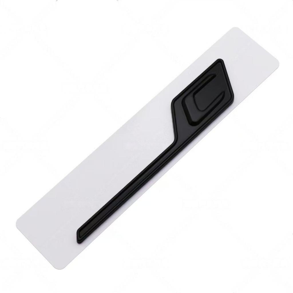1PC ABS GT C S R Logo Badge Sticker Car Rear Trunk Emblem Decal High-Quality Automotive Styling Accessories