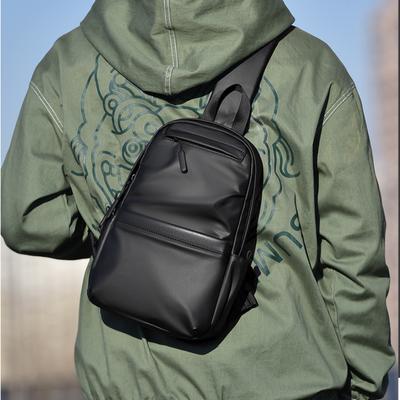 Swobodna męska pionowa torba na klatkę piersiową Trend Travel wielofunkcyjna torba na jedno ramię typu crossbody Torba na klatkę piersiową
