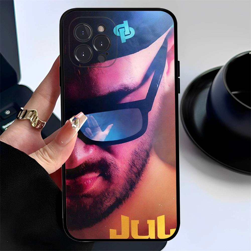 Rapper JuL C'est Pas Des Lol Phone Case For IPhone 17 16 15 14 13 12 11 Pro Max Plus Mini Soft Black Cover
