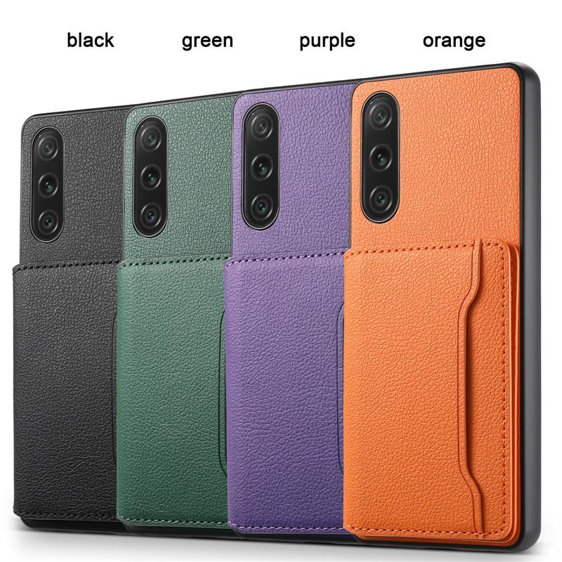 Portafoglio Multifunzione di Lusso in Ecopelle PU Custodia per Telefono Coque Per Sony Xperia 1 5 10 IV 1V 10V 5III 1VII Porta Carte Cover Guscio