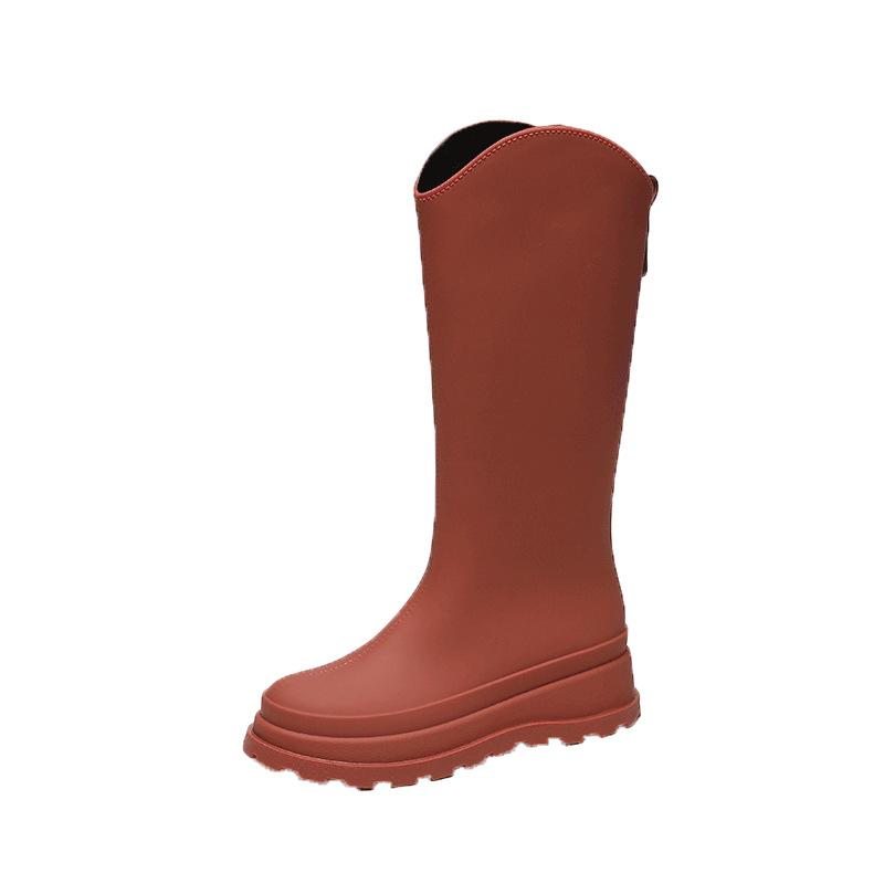 Retro Japanese Thick-soled Women's Waterproof and Non-slip Rain Boots