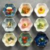 Japanese-Style Household Hot Pot Dipping Dish, Lotus Leaf-Shaped Taste Dish, Barbecue Meat, Soy Sauce, Vinegar Dish, Oil Dish, Underglaze Color, Good-
