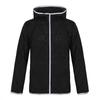 Aop Jacket Letter Logo Minimalist Hooded Zip Casual Long Sleeve Jacket Men Jackets Black DX4195