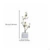 Artistic Metal Blossom Sculpture Chinese Ornament Modern Gilded Branch
