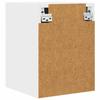 Wall Mounted Cabinet with Door 2 pcs White 30 x 31 x 40 cm Engineered Wood
