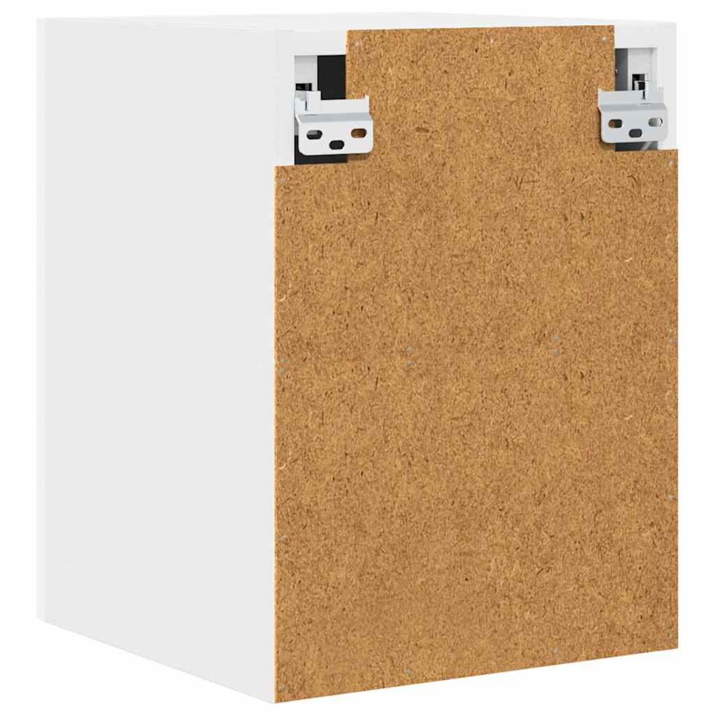 Wall Mounted Cabinet with Door 2 pcs White 30 x 31 x 40 cm Engineered Wood
