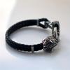 Fashion Men's Viking Wolf Head Hammer Bracelet - Nordic Pirate Style Jewelry Gift