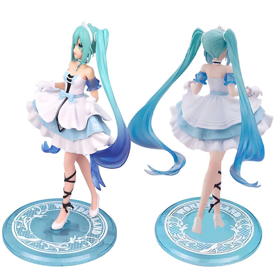 20CM Аніме Hatsune Miku X Cinnamoroll Figure Аніме Peripheral Колекційні моделі Декоративні прикраси Діти Kawaii Подарунок