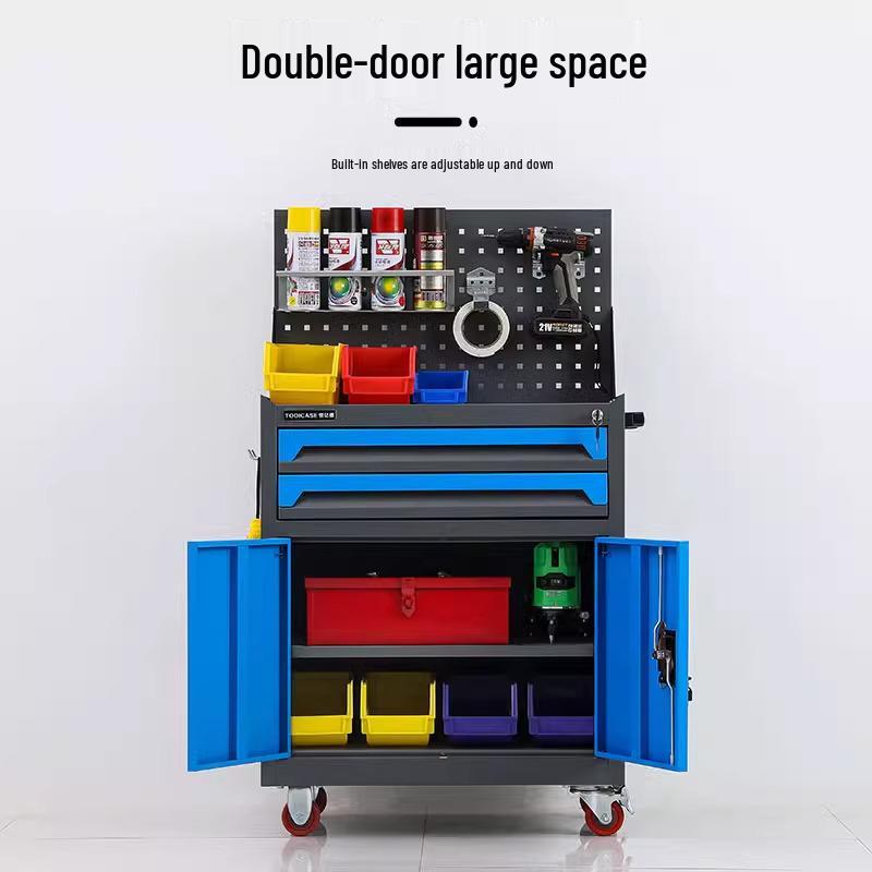 Heavy-duty Multi-layer Mobile Auto Repair Trolley with Drawers