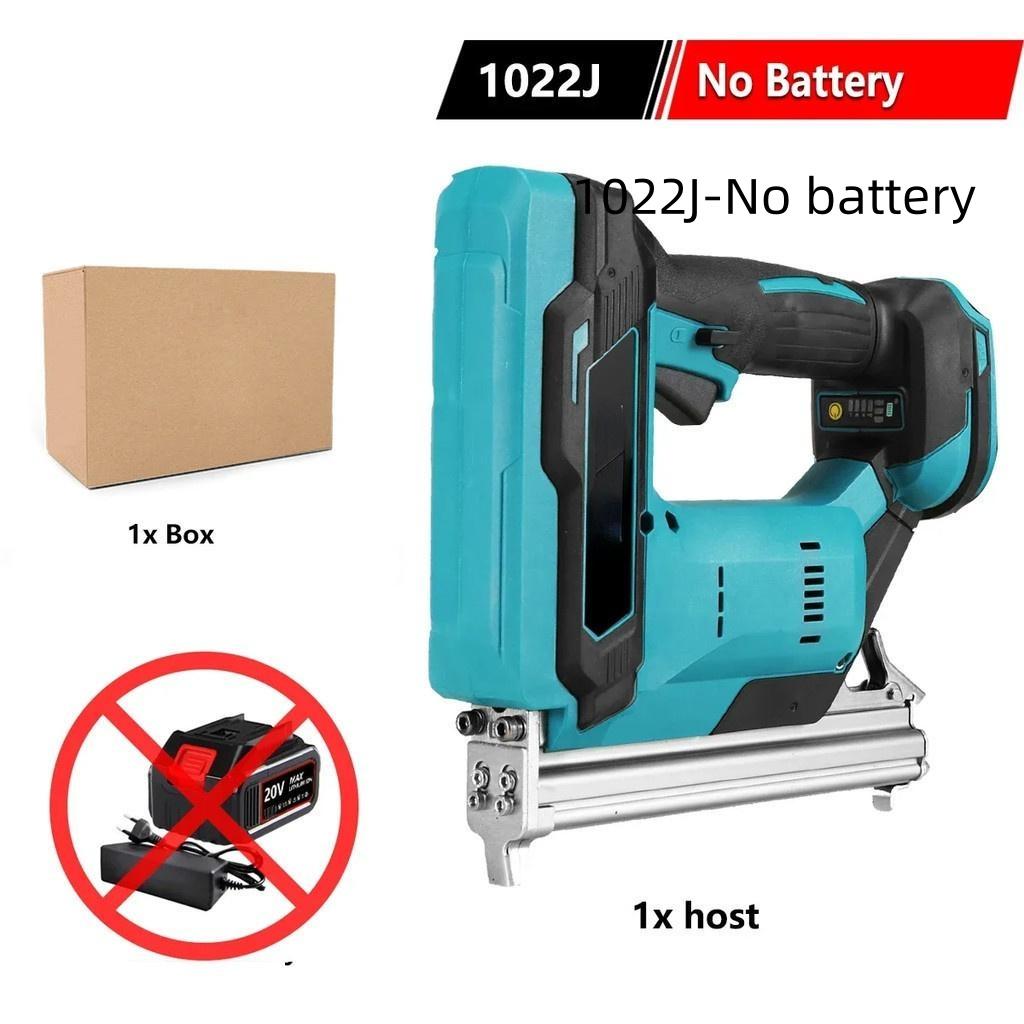 Straight U Staples Stapler Rechargeable Nailer Brushless Cordless Electric Nail Gun Portable Wood Working Tools