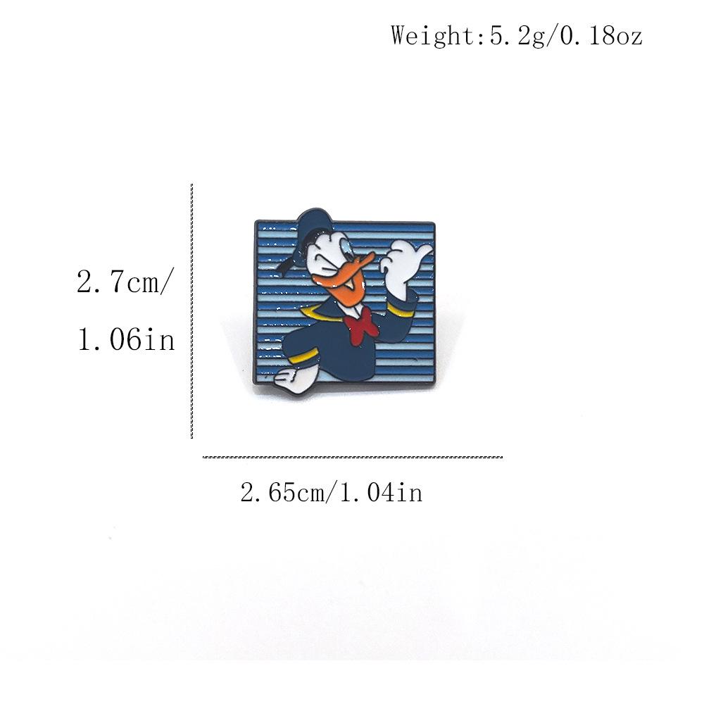 Kawaii Donald Duck Cartoon Anime Brooch Badge - Cute & Trendy
