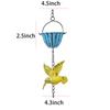 7.87Ft Hummingbird and Cup Rain Chains for Gutters Decorative Rain Chain Replacement Downspout for Gutters Eaves Drainage