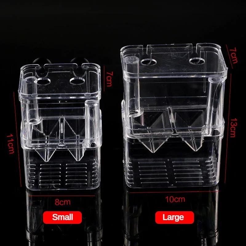 Aquarium Hatching Incubator Box Aquarium Fish Breeder Box Durable Betta Fish Tank Fish Breeding Isolation Box for Fish Shrimp