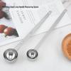 304 Stainless Steel Long Handle Coffee, Stirring, Dessert, and Measuring Spoon