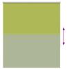 Blackout Roller Blind Green 125 x 150 cm Fabric Width 121.6 cm Polyester