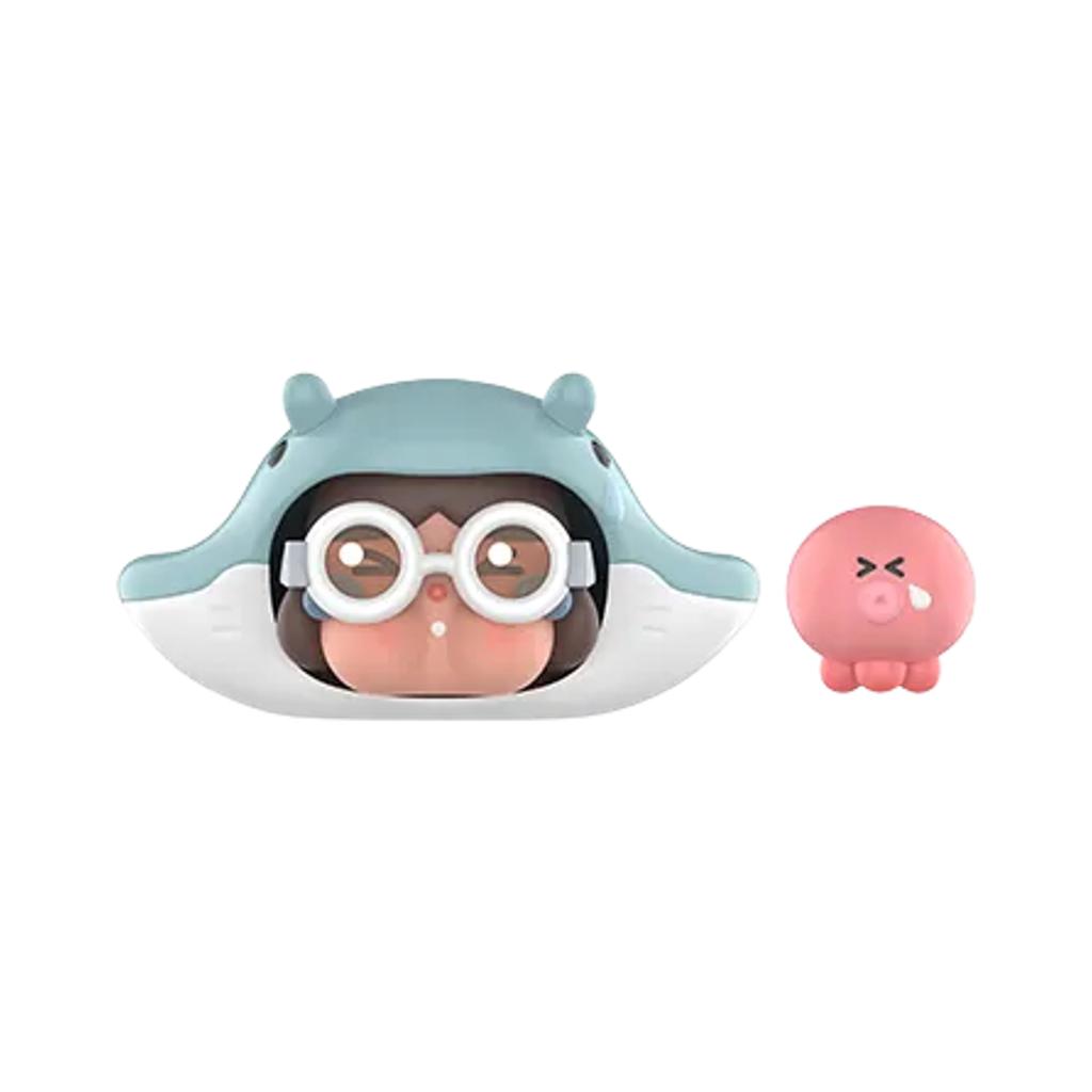 POP MART Crybaby Cry Me An Ocean Serie Figuren Der Mantarochen (Geöffneter Fall)
