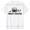 Camiseta Divertida Operador de Carretilla Elevadora Certificado Carretilla Elevadora Retro Vintage Humorística Operador Certificado de Carretilla Elevadora Golpeando Gente Camiseta Gráfica