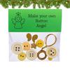 Button Ornament Kits Handmade Button Snowman Decorating Kit Festive Atmosphere Props For Lawn Windowsills Garden Patio Porch