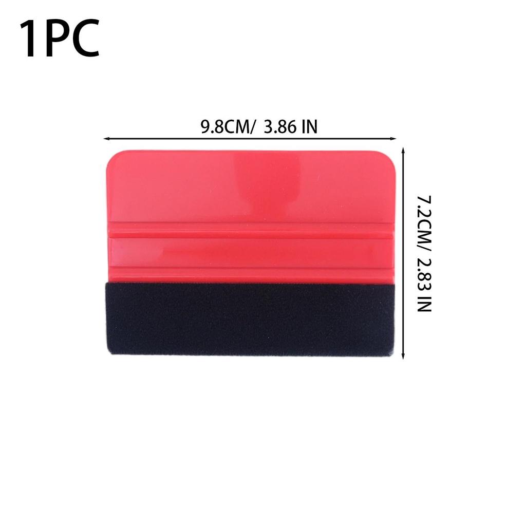 Window Tint Squeegee Felt Edge Wrap Squeegee Wallpaper Tool Decal Applicator Film Bubble Removal Vinyl Scraper Blade