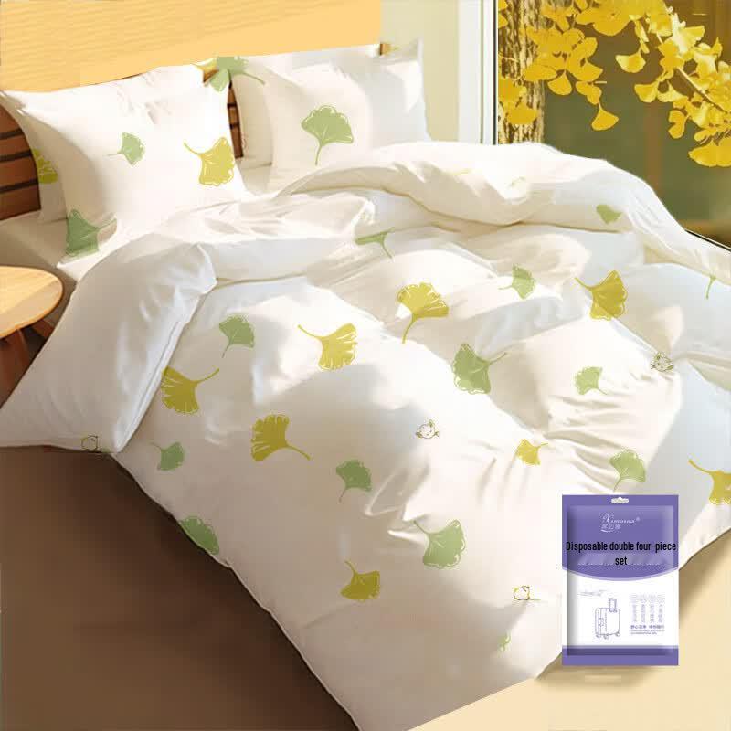 Disposable 4-Piece Travel Bedding Set