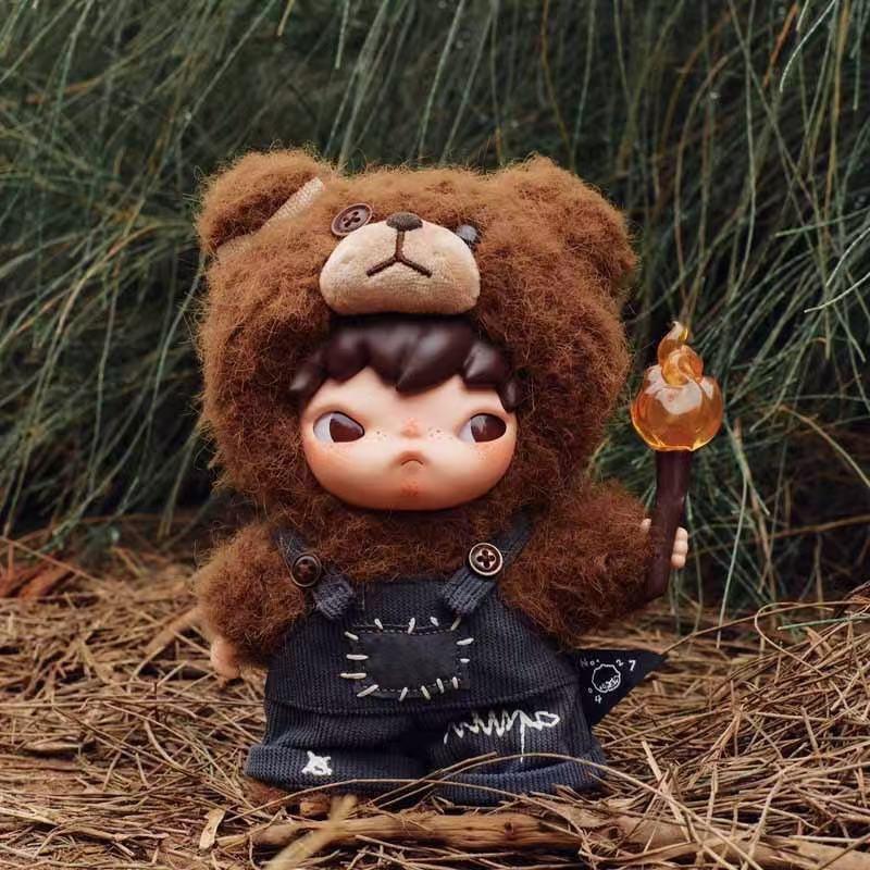 Hirono Living Wild Vinyl Plush Doll Stuffed Toy Cartoon Bag Pendant Anime Gift