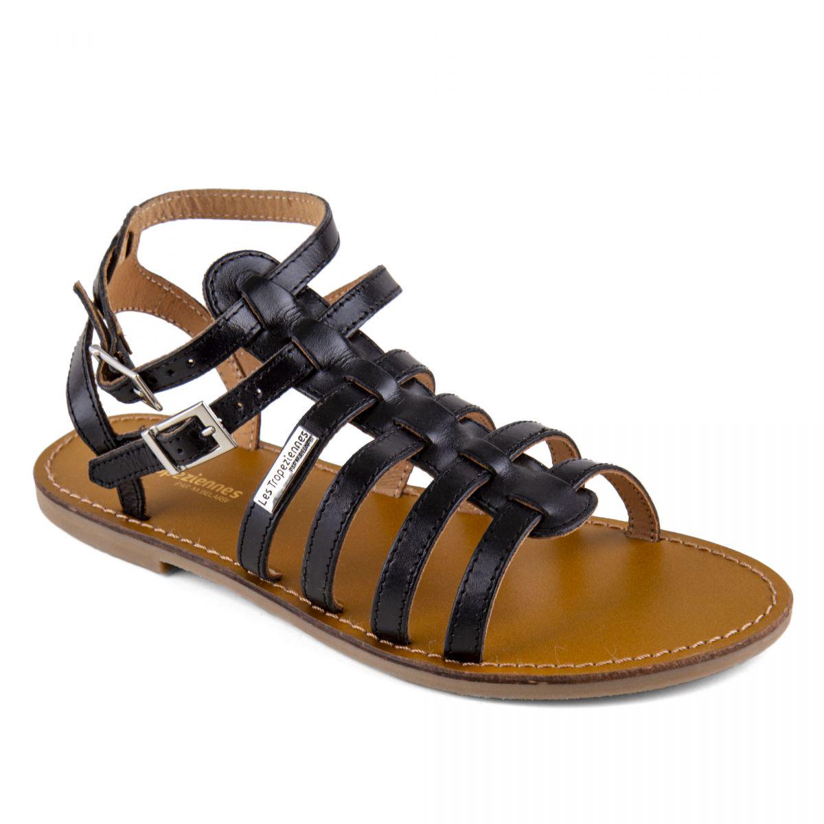 Sandales Hicelot à brides spartiates montantes Femme LES