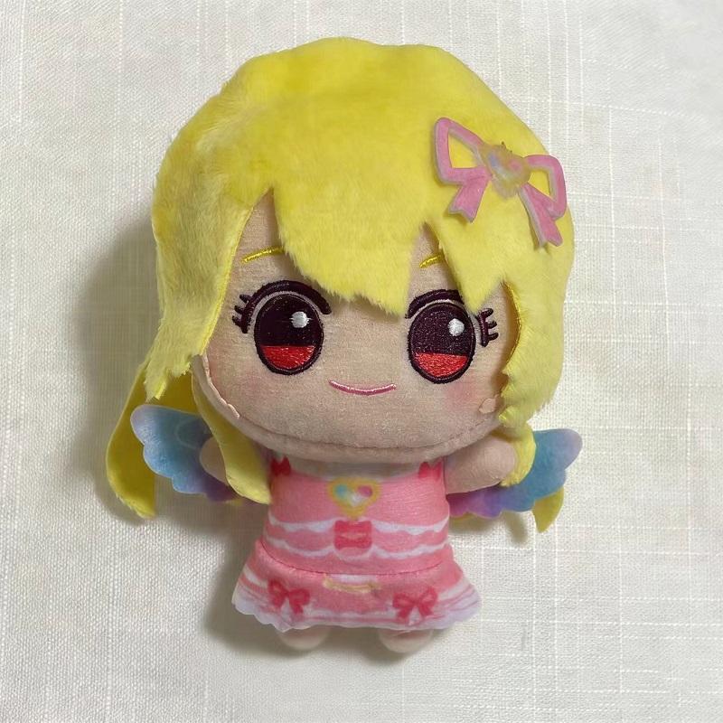 10cm Aikatsu! Plüschpuppen Schlüsselanhänger Ichigo Hoshimiya Ran Shibuki & Yurika Todo Niedliche Anime Baumwollpuppe Anhänger