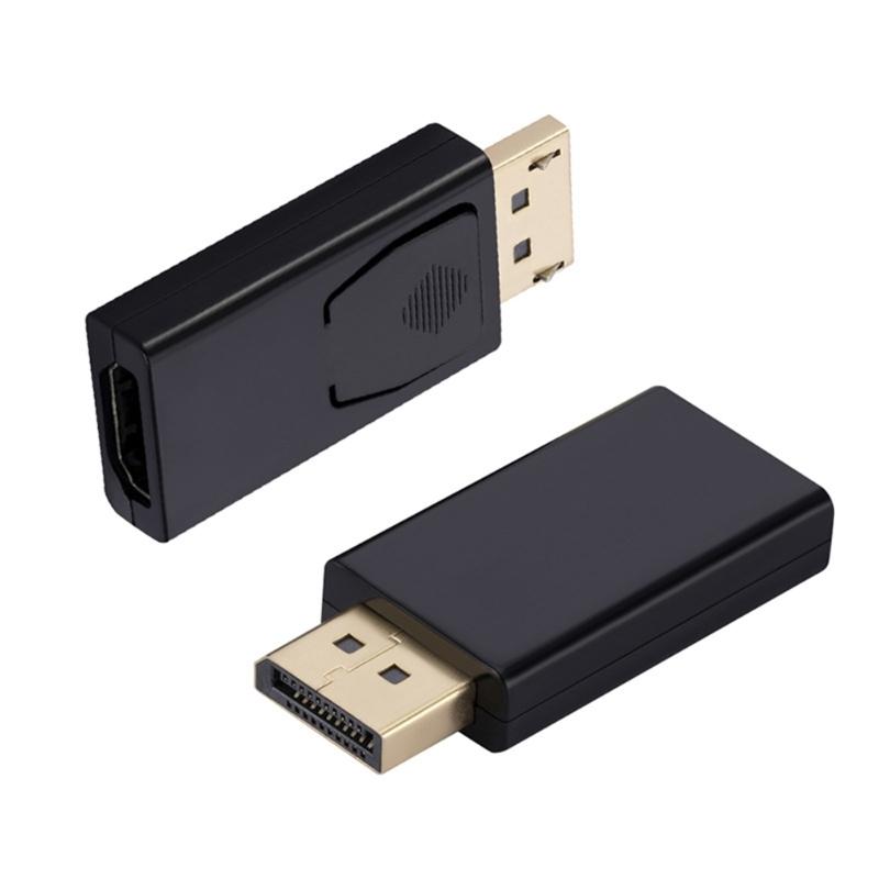 Adapters Supporting 4K UHD Resolution for Desktop HDTV Systems Computer Monitor TV Projectors Metal Housing