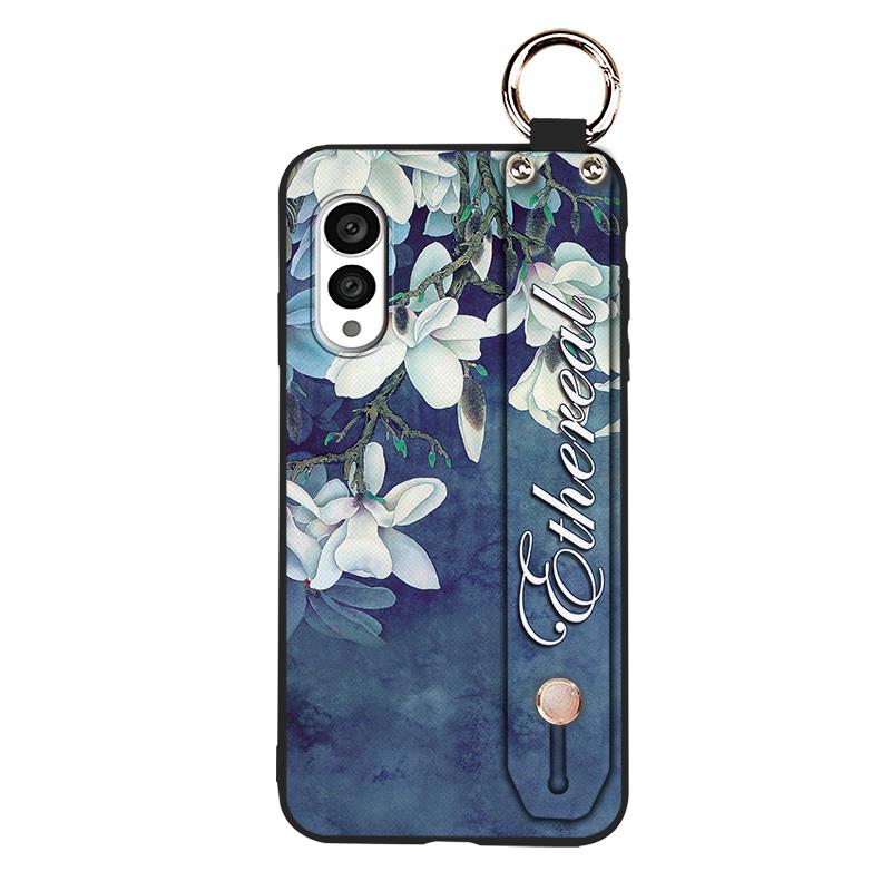 Anti-dust Protective Phone Case For FCNT/Fujitsu Arrows N F-51C Fashion Design Wristband Kickstand Durable Phone Holder