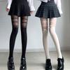 Kawaii Sexy Lingeries For Onlyfans Medias Pantyhose Stockings Women Lingerie Bowknot Straps Lolita Cute Girls Long Tights Socks