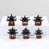 Miniature Pagoda Statues Artistic Chinese Cultural Building 3D Models Safe and Friendly to Nature Decoration