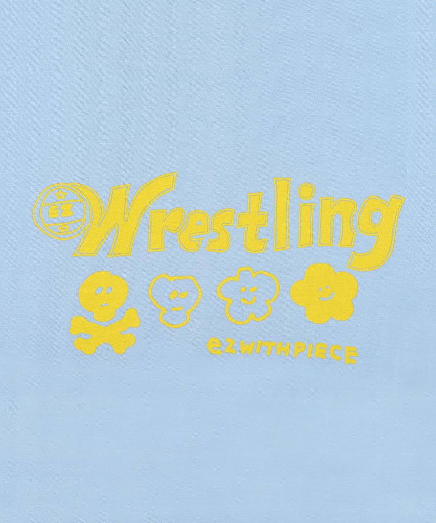 PEACE MAKER [Ezwithpiece] Wrestling Tee (Sky Blue)