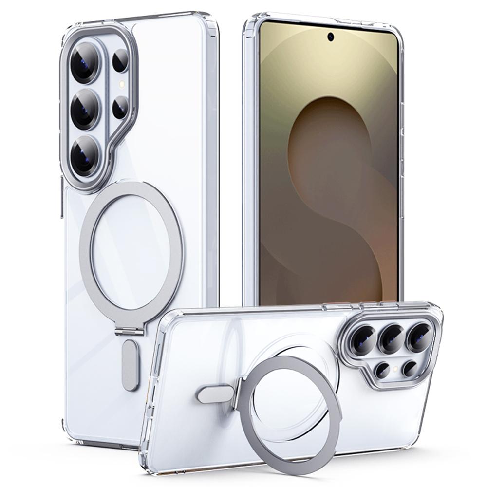 For Samsung Galaxy S26 Ultra Case TPU + Acrylic Hidden Magnetic Kickstand Phone Cover