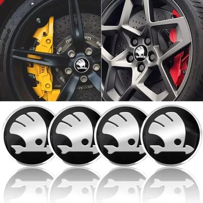 CGZ1 56mm krytka středového otvoru kola auta logo samolepka Pro Octavia MK2 MK3 2 3 A7 Fabia Karoq Kodiaq Superb Rapid Kamiq Scala Yeti