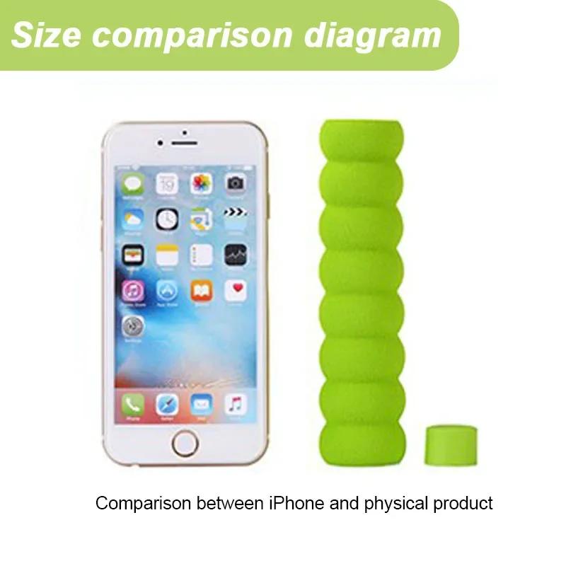 Soft Spiral Foam Elastic Door Handle Cover Doorknob Guard Protector Anti-collision Door Stopper Safety Practical Home Decor