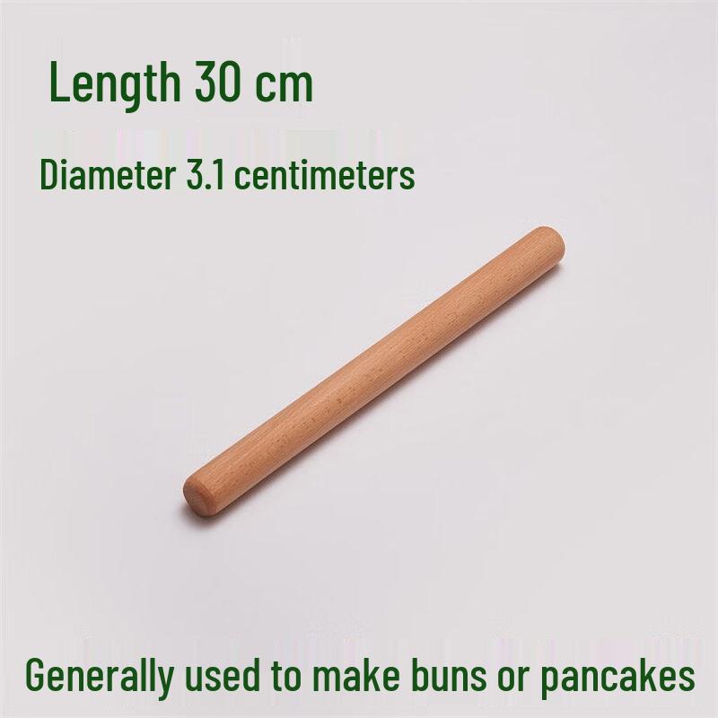 

Beechwood Solid Wood Rolling Pin Set