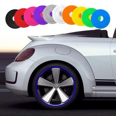 8M/Roll Car Styling Ráfků Chránič Dekor Proužek Pryžová lišta Obruba auta Barva vozidla Tyre Guard Line