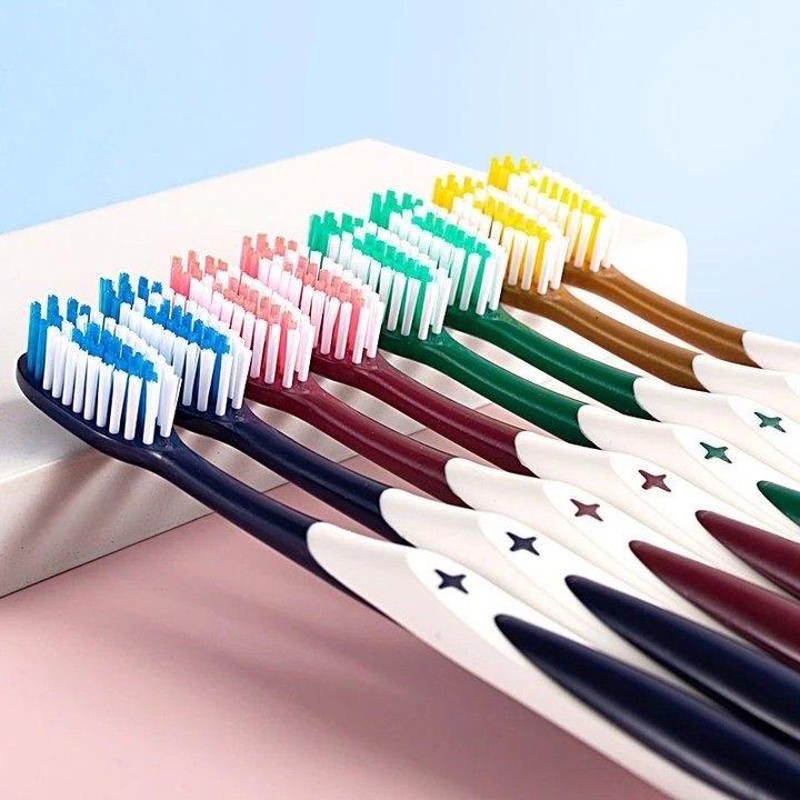 

Зубная щетка высокого класса для мужчин с большой головкой, прочная, жесткая щетина, удалитель табачного налета, семейная свежая упаковка, индивидуальная упаковка 5-pack ultra-hard bristle toothbrush