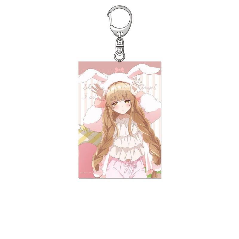 Anime The Angel Next Door Spoils Me Rotten Acrylic Keychain figure Mahiru Shiina Pendant Bag Car Keychain Cell phone Pendant