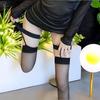 Sex Stockings No-take-off Long Tube Suspenders Sexy Suspenders Socks Can Be Hand-torn Black Silk Passion Sexy Bed Hot Flirting