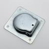Recessed D Ringing Floor Anchors Stainless Steel Cargo Hook with Four Hole Plate for Truck Trailer Utility Floor Mounts