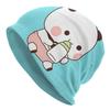 Boba Mochi Peach And Goma By Beanies Caps For Hip Hop Winter Warm Knitting Hat Adult Anime Panda Bubu Dudu Bear Bonnet Hats