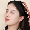 1 Pcs Sandalwood Massage Comb With Wide Teeth Unblocks The Meridians Of The Head The Brass Meridian Scalp And Hair Therapy Comb