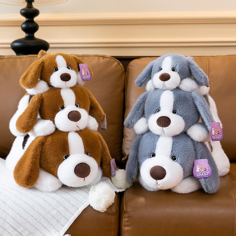 Cartoon Plush Pug And Bread Dog Soft Toys For Kids Bedroom Decor And Play