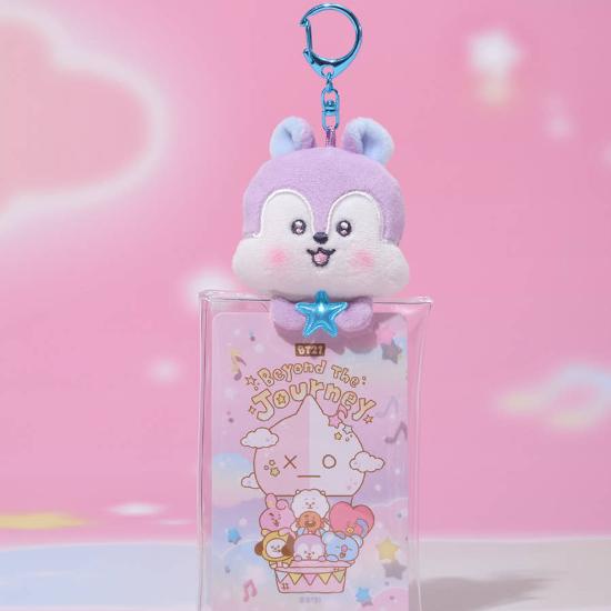 BT21 Portachiavi Custodia Peluche Trasparente Edizione Oltre il Viaggio