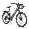 SAMEBIKE New model  RS-A01 Pro-T 36V15AH Removable Battery Electric Bike 26-Inch Tire Commuting Electric Bicycle daily commute.