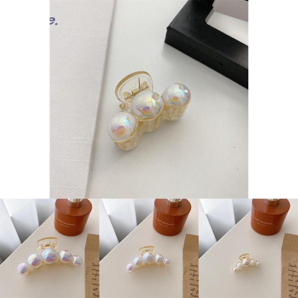 Elegant Korean Style Pearl Hair Claw Clip For Sophisticated Updos And Hairstyles