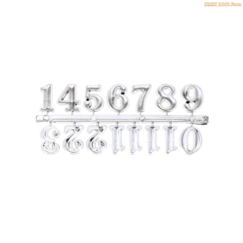 K1AE Arabic Roman Numeral Clocks Number Plate Taste Wall Clock Accessories DIY Craft